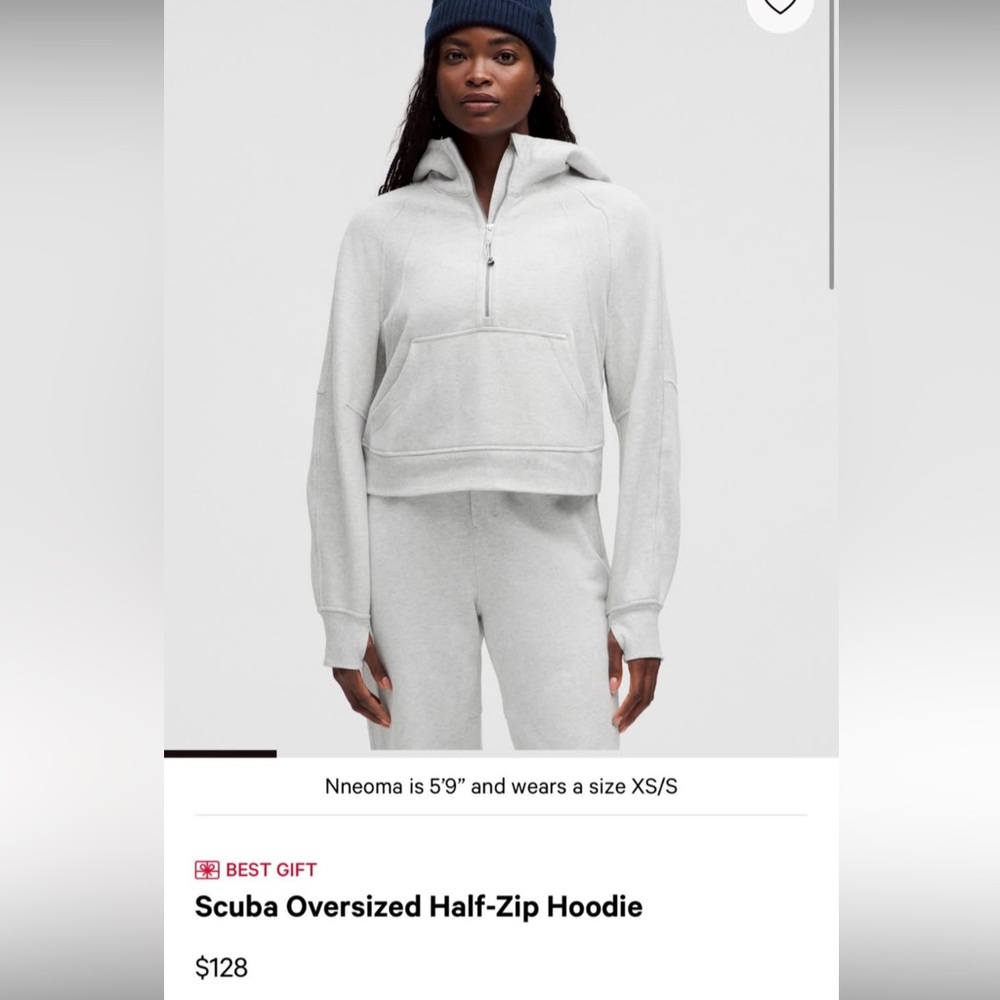 Lululemon Scuba Oversized Half-Zip Hoodie